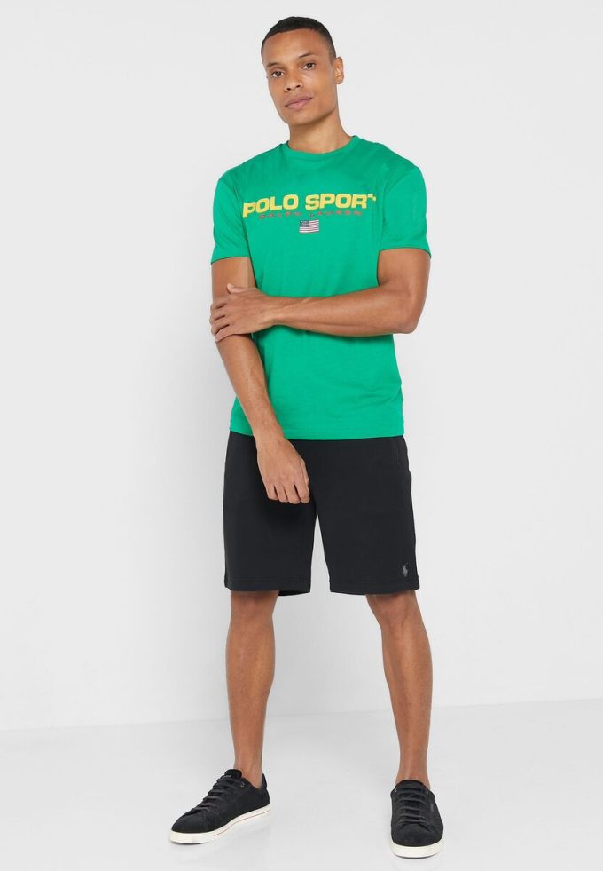 Pantalones cortos negros esenciales Ralph Lauren para hombre Pantalones cortos negros esenciales Ralph Lauren para hombre