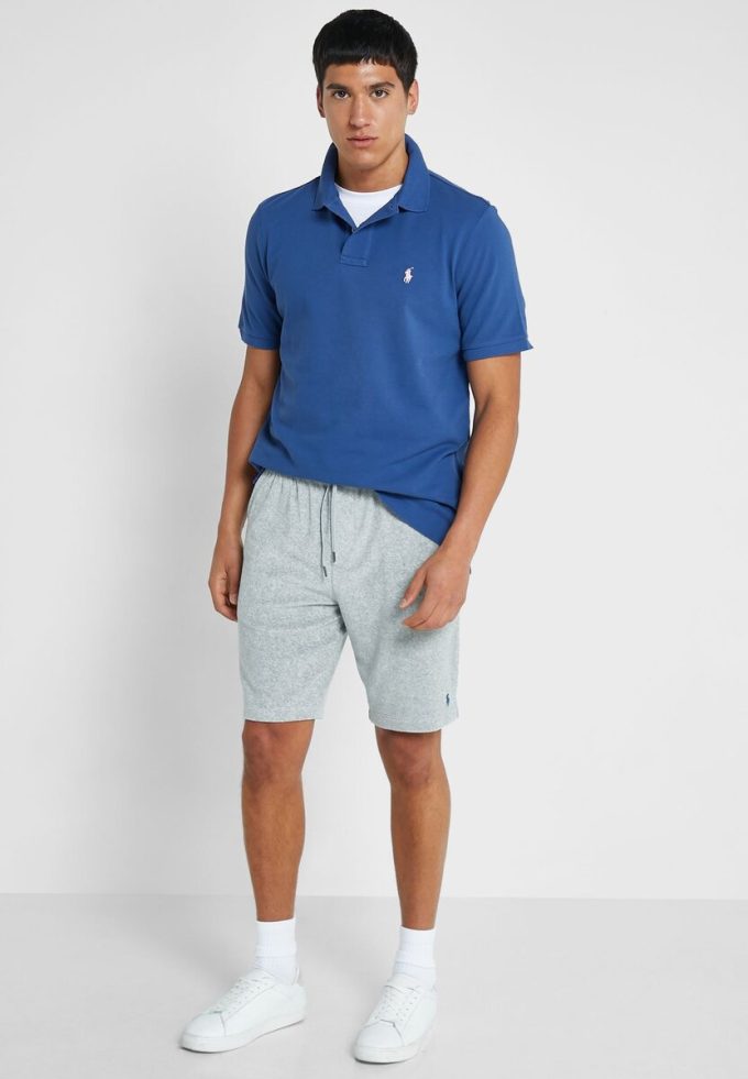 Pantalones cortos Ralph Lauren Essential grises para hombre