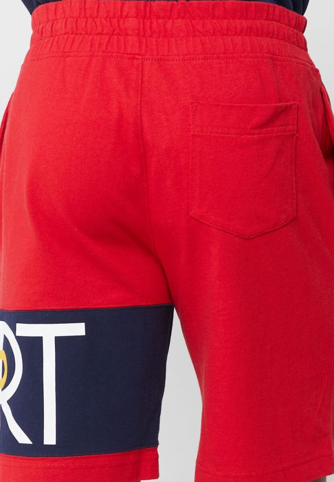 Pantalones cortos rojos con el logotipo de Ralph Lauren para hombre Pantalones cortos rojos con el logotipo de Ralph Lauren para hombre