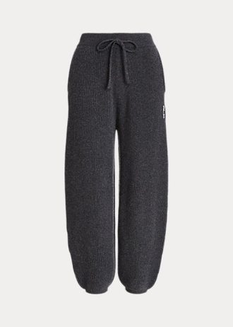 Pantalones de cachemir Ralph Lauren para mujer en gris oscuro