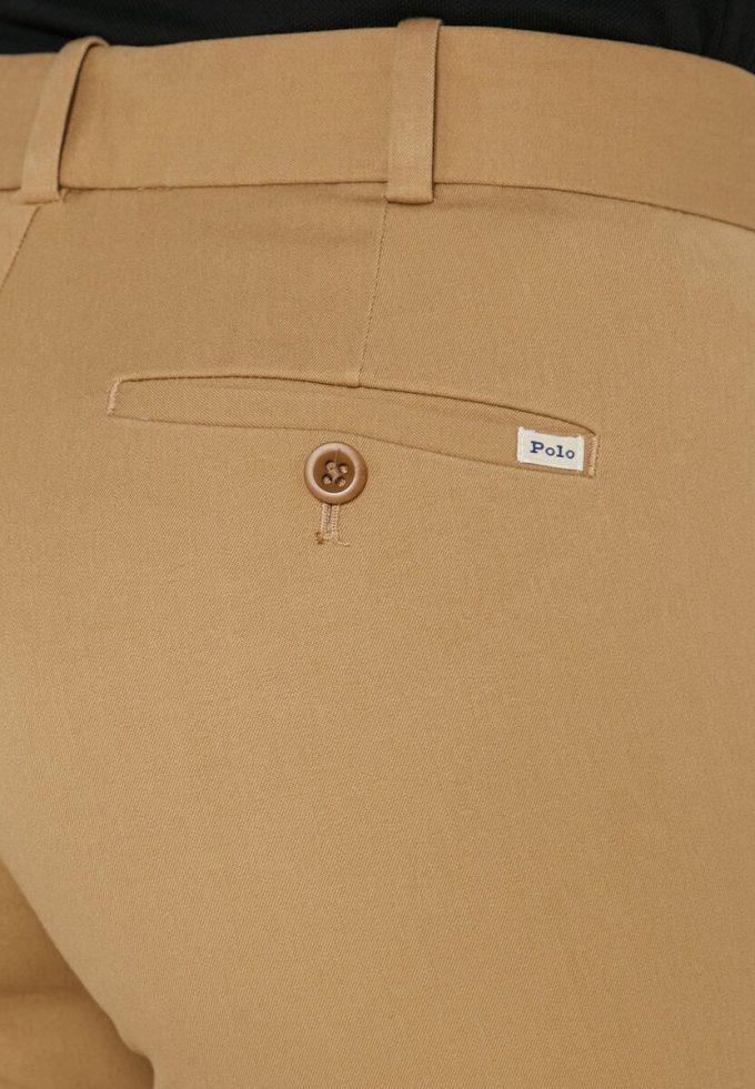 Pantalones de cintura alta Ralph Lauren para mujer en color marrón Pantalones de cintura alta Ralph Lauren para mujer en color marrón
