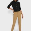 Pantalones de cintura alta Ralph Lauren para mujer en color marrón Pantalones de cintura alta Ralph Lauren para mujer en color marrón
