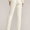 Pantalones de crepé de lana Ralph Lauren Alandra para mujer en color crema Pantalones de crepé de lana Ralph Lauren Alandra para mujer en color crema
