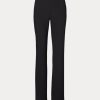 Pantalones de lana elástica Ralph Lauren Alandra para mujer, color negro Pantalones de lana elástica Ralph Lauren Alandra para mujer, color negro