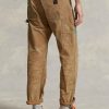 Pantalones de lona desgastados de corte relajado Ralph Lauren para hombre, color marrón Pantalones de lona desgastados de corte relajado Ralph Lauren para hombre, color marrón