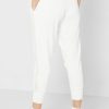 Pantalones de punto de cintura alta Ralph Lauren para mujer en color blanco