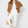 Pantalones de punto de cintura alta Ralph Lauren para mujer en color blanco