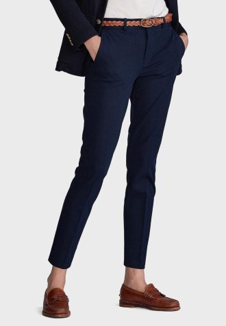 Pantalones de sastre Ralph Lauren azules para mujer