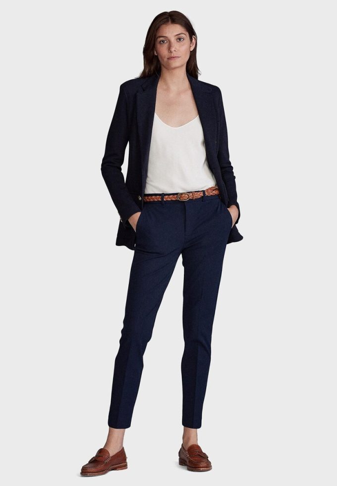 Pantalones de sastre Ralph Lauren azules para mujer Pantalones de sastre Ralph Lauren azules para mujer
