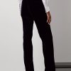 Pantalones de terciopelo Ralph Lauren Declynn negros para mujer Pantalones de terciopelo Ralph Lauren Declynn negros para mujer