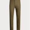 Pantalones de traje de lino Ralph Lauren Gregory para hombre en color oliva Pantalones de traje de lino Ralph Lauren Gregory para hombre en color oliva