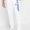 Pantalones deportivos blancos con el logotipo de Ralph Lauren para hombre Pantalones deportivos blancos con el logotipo de Ralph Lauren para hombre