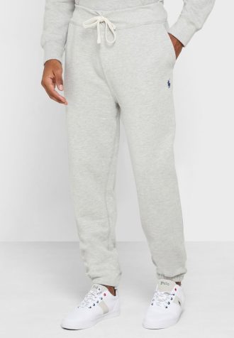 Pantalones deportivos con cordón Ralph Lauren para hombre en gris
