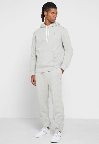 Pantalones deportivos con cordón Ralph Lauren para hombre en gris
