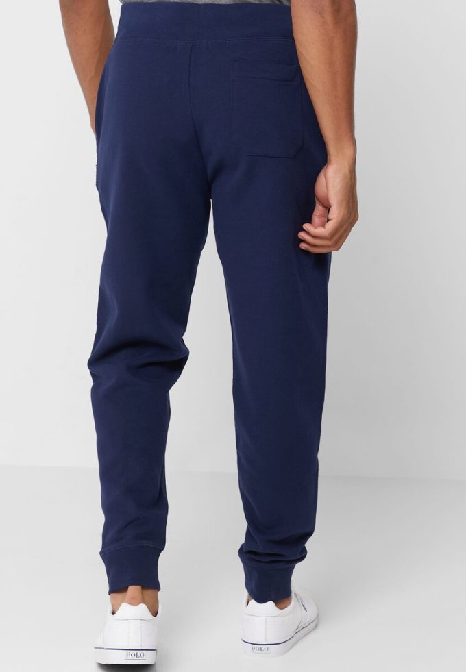 Pantalones deportivos con puños con cordón Ralph Lauren para hombre en azul marino Pantalones deportivos con puños con cordón Ralph Lauren para hombre en azul marino