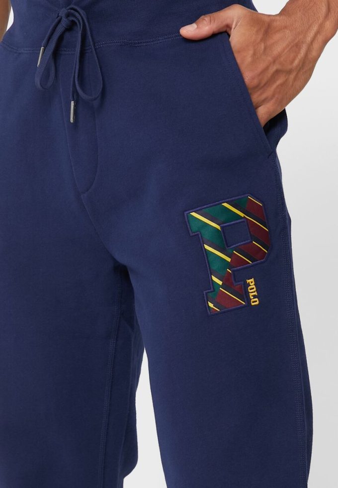 Pantalones deportivos con puños con cordón Ralph Lauren para hombre en azul marino Pantalones deportivos con puños con cordón Ralph Lauren para hombre en azul marino