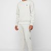 Pantalones deportivos con puños esenciales Ralph Lauren grises para hombre Pantalones deportivos con puños esenciales Ralph Lauren grises para hombre