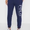 Pantalones deportivos con puños y logotipo de Ralph Lauren para hombre en azul marino Pantalones deportivos con puños y logotipo de Ralph Lauren para hombre en azul marino