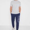 Pantalones deportivos con puños y logotipo de Ralph Lauren para hombre en azul marino Pantalones deportivos con puños y logotipo de Ralph Lauren para hombre en azul marino