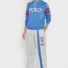 Pantalones deportivos con rayas laterales de Ralph Lauren para mujer en beige Pantalones deportivos con rayas laterales de Ralph Lauren para mujer en beige