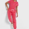 Pantalones deportivos de cintura alta hasta el tobillo de Ralph Lauren para mujer en color rosa Pantalones deportivos de cintura alta hasta el tobillo de Ralph Lauren para mujer en color rosa