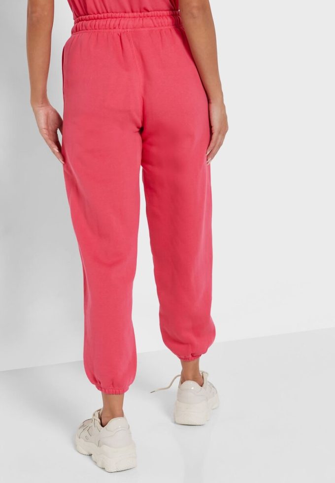 Pantalones deportivos de cintura alta hasta el tobillo de Ralph Lauren para mujer en color rosa Pantalones deportivos de cintura alta hasta el tobillo de Ralph Lauren para mujer en color rosa