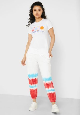 Pantalones deportivos de cintura alta Ralph Lauren multicolor para mujer Pantalones deportivos de cintura alta Ralph Lauren multicolor para mujer