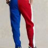 Pantalones deportivos de polar con bloques de color Ralph Lauren Polo para hombre en blanco Pantalones deportivos de polar con bloques de color Ralph Lauren Polo para hombre en blanco
