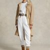 Pantalones deportivos de polar Ralph Lauren blancos para mujer Pantalones deportivos de polar Ralph Lauren blancos para mujer