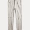 Pantalones deportivos de polar Ralph Lauren grises para mujer