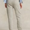 Pantalones deportivos de polar Ralph Lauren grises para mujer