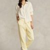 Pantalones deportivos de polar Ralph Lauren para mujer en amarillo