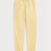 Pantalones deportivos de polar Ralph Lauren para mujer en amarillo
