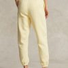 Pantalones deportivos de polar Ralph Lauren para mujer en amarillo