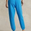 Pantalones deportivos de polar Ralph Lauren para mujer en color azul