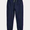 Pantalones deportivos de polar Ralph Lauren para mujer en color azul marino Pantalones deportivos de polar Ralph Lauren para mujer en color azul marino