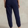Pantalones deportivos de polar Ralph Lauren para mujer en color azul marino Pantalones deportivos de polar Ralph Lauren para mujer en color azul marino