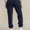 Pantalones deportivos de polar Ralph Lauren para mujer en color azul marino Pantalones deportivos de polar Ralph Lauren para mujer en color azul marino