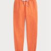 Pantalones deportivos de polar Ralph Lauren para mujer en color naranja