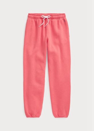 Pantalones deportivos de polar Ralph Lauren para mujer en color rosa