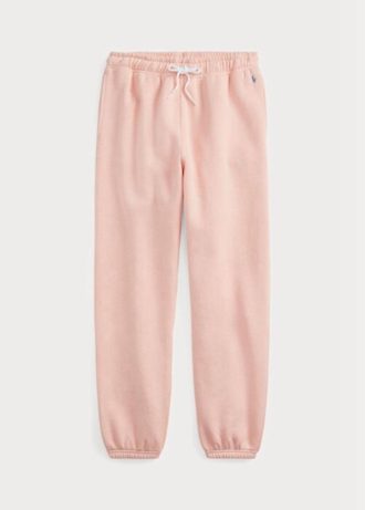 Pantalones deportivos de polar Ralph Lauren para mujer en color rosa