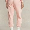 Pantalones deportivos de polar Ralph Lauren para mujer en color rosa