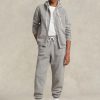 Pantalones deportivos de polar Ralph Lauren para mujer en gris Pantalones deportivos de polar Ralph Lauren para mujer en gris