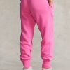 Pantalones deportivos de polar Ralph Lauren Pink Pony para mujer en color rosa Pantalones deportivos de polar Ralph Lauren Pink Pony para mujer en color rosa