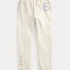 Pantalones deportivos de polar Ralph Lauren The Spelman Collection para mujer en color crema Pantalones deportivos de polar Ralph Lauren The Spelman Collection para mujer en color crema
