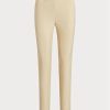 Pantalones deportivos elásticos de golf Ralph Lauren para mujer en color caqui Pantalones deportivos elásticos de golf Ralph Lauren para mujer en color caqui
