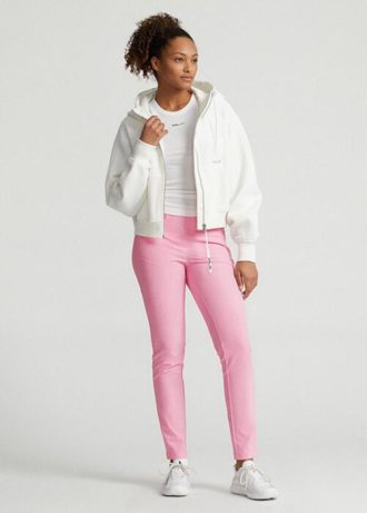 Pantalones deportivos elásticos de golf Ralph Lauren para mujer en color rosa