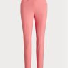 Pantalones deportivos elásticos de golf Ralph Lauren para mujer en color rosa
