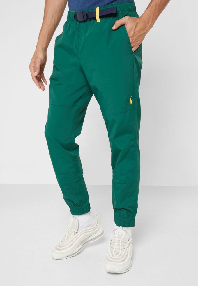 Pantalones deportivos esenciales Ralph Lauren verdes para hombre Pantalones deportivos esenciales Ralph Lauren verdes para hombre