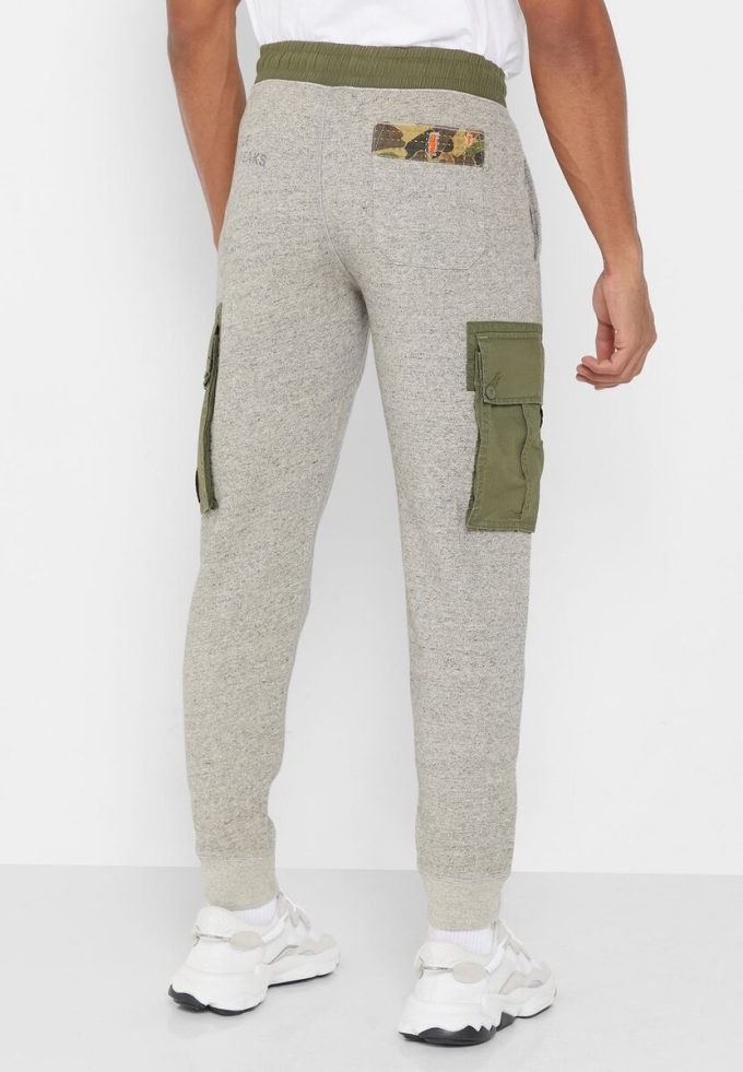 Pantalones deportivos estampados Ralph Lauren grises para hombre Pantalones deportivos estampados Ralph Lauren grises para hombre